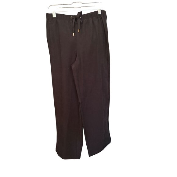 Zara Womens Black Drawstring Pants Size M - Picture 2 of 6